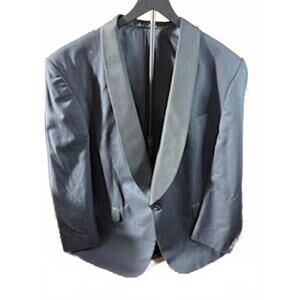 Pierre Balmain Classic Men's‎ Navy Blue 100% Pure New Wool Blazer Jacket 46R